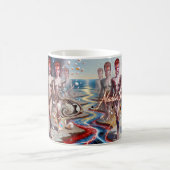Aladdin Sane Glam Rock Blitz Surreal Tasse (Mittel)