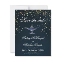 ALADDIN SAVE THE DATE CARD
