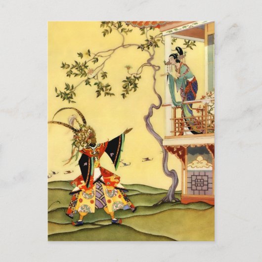 "Aladdin" von Virginia Frances Sterrett Postkarte (Vorderseite)