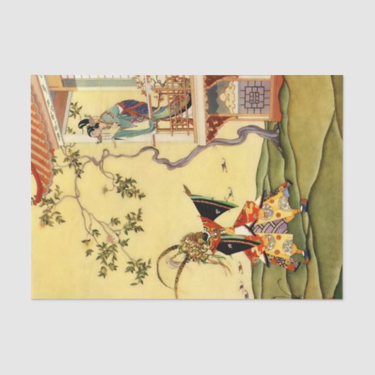 "Aladdin" von Virginia Frances Sterrett Seidenpapier (Vorderseite)