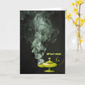 Aladdin's Lamp Birthday Card Karte (Gelbe Blume)