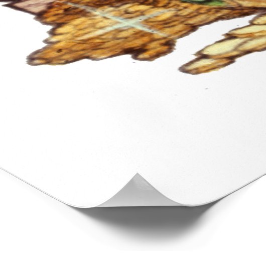 Aladdin's Lampe Print Poster (Ecke)