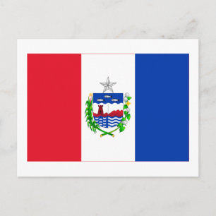 Alagoas, Flagge Brasiliens Postkarte