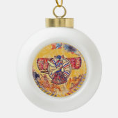 Alaha Ashur Keramik Ball Ornament (Vorderseite)