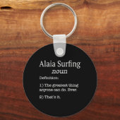 Alaia Surfers Alaia Surfer Funny Fake Definition S Schlüsselanhänger (Vorderseite)