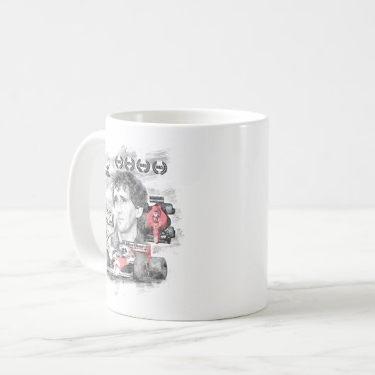 Alain Prost Kaffeetasse (Vorderseite Links)