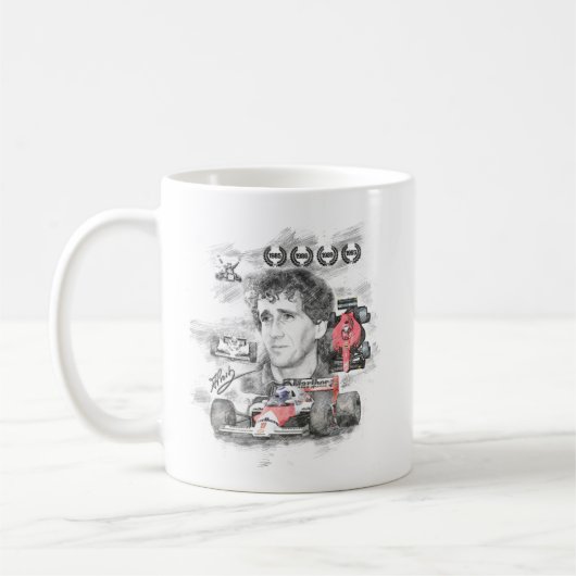 Alain Prost Kaffeetasse (Links)