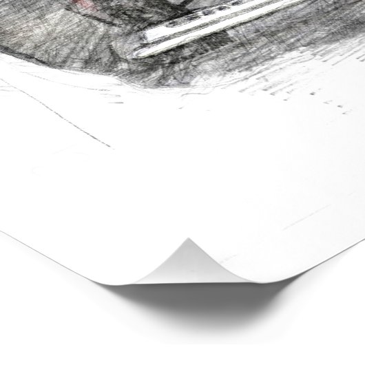 Alain Prost Poster (Ecke)