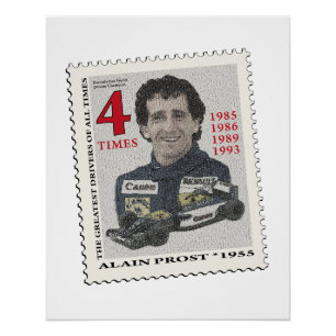 Alain Prost Poster