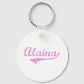 Alaina Classic Style Name Schlüsselanhänger (Vorderseite)