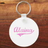 Alaina Classic Style Name Schlüsselanhänger (Vorderseite)
