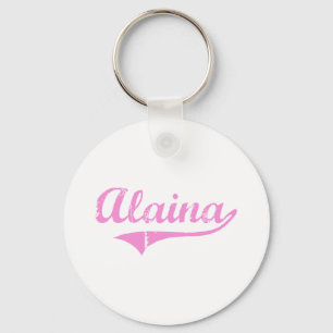 Alaina klassischer Art-Name Schlüsselanhänger