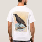 'Alala oder Hawaiian Crow, Double Art # 1 T-Shirt (Rückseite)