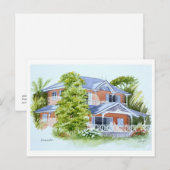 Alamanda, Stonehaven Bay. Tobago Postkarte (Vorne/Hinten)