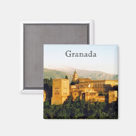 Alambra Granada Magnet (Vorderseite/Rückseite)