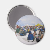 Alameda Antique Pointe Faire Magnet (Vorderseite/Rückseite)