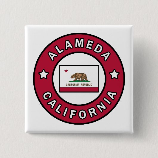 Alameda California Button (Vorderseite)