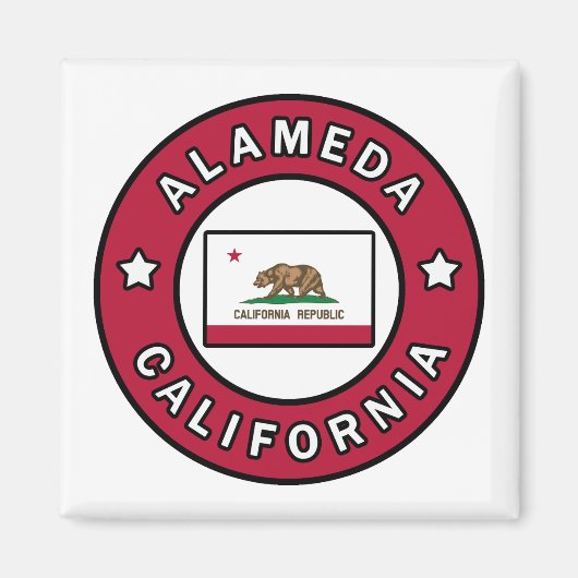 Alameda California Magnet (Vorne)