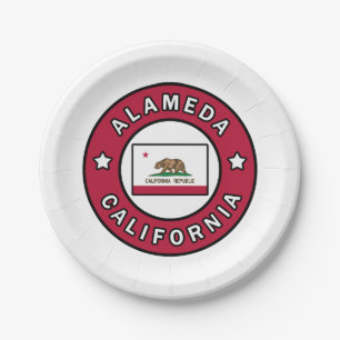Alameda California Pappteller