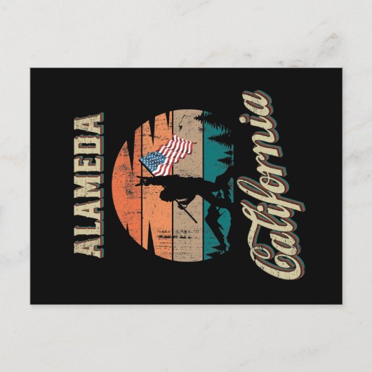 Alameda California Postkarte (Vorderseite)