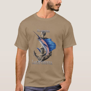 Alameda California Schwertfisch Marlin Ocean Fisch T-Shirt