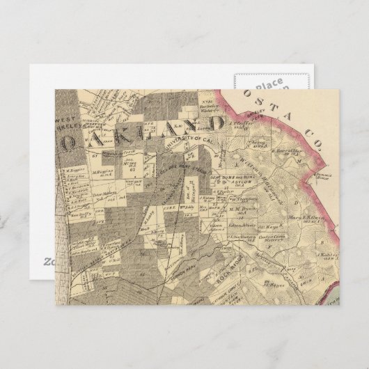 Alameda Co 1 Postkarte (Vorne/Hinten)