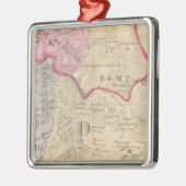 Alameda Co 3 Silbernes Ornament (Links)