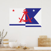 Alameda-Flagge Poster (Küche)