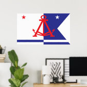 Alameda-Flagge Poster (Heimbüro)