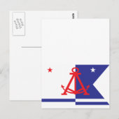 Alameda-Flagge Postkarte (Vorne/Hinten)