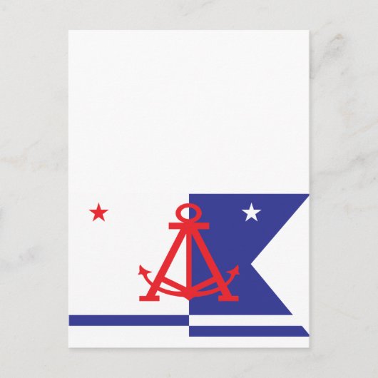 Alameda-Flagge Postkarte (Vorderseite)