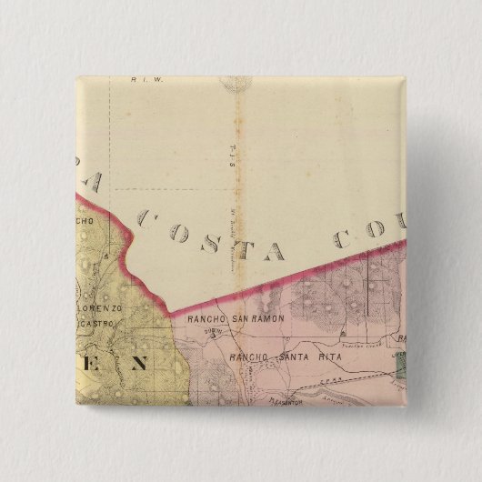 Alameda-Landkreis-Karte Button (Vorderseite)