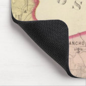 Alameda-Landkreis-Karte Mousepad (Ecke)