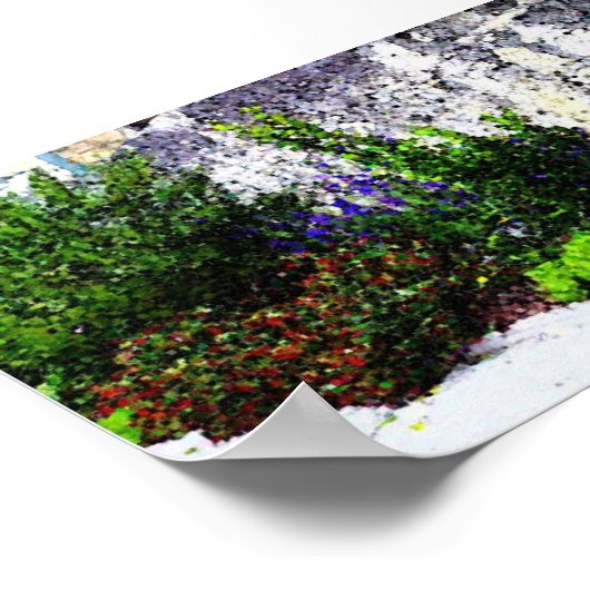 Alamo Blume Poster (Ecke)