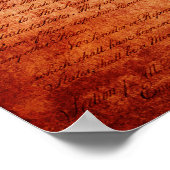 Alamo Flag Poster (Ecke)