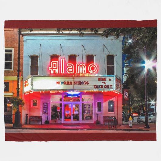 ALAMO Fleece Blanket (Vorderseite (Horizontal))