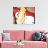 Alamo Guitar 2 Leinwanddruck (Insitu (Wohnzimmer))