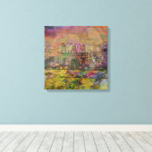 Alamo - Nach dem Herbst - Square Leinwand Art Coll (Insitu (Holzboden))