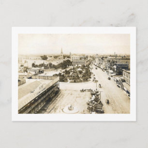 Alamo Plaza, San Antonio, Texas, 1910 Vintage Postkarte