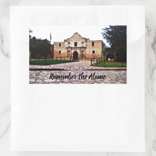 Alamo Rectangle Stickers (Tasche)