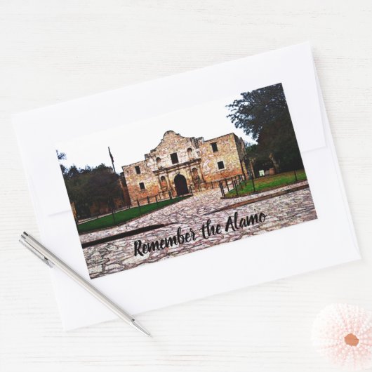 Alamo Rectangle Stickers (Umschlag)