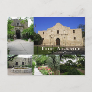Alamo, San Antonio, Texas Postkarte