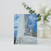 Alamo Square cenotaph, San Antonio, Texas, USA Postkarte (Stehend Vorderseite)