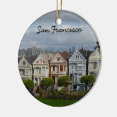 Alamo Square, San Francisco Keramik Ornament (Links)