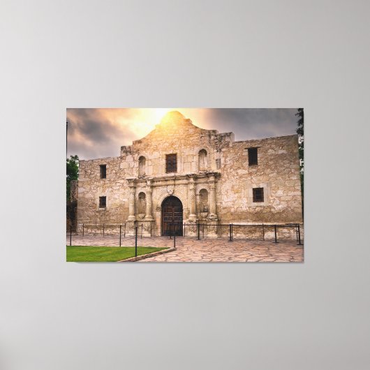 Alamo unter der aufstrebenden Leinwand Art (Vorderseite)