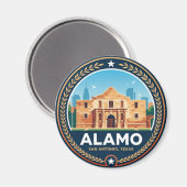 Alamo USA Magnet (Vorderseite/Rückseite)