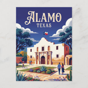 Alamo USA Postkarte
