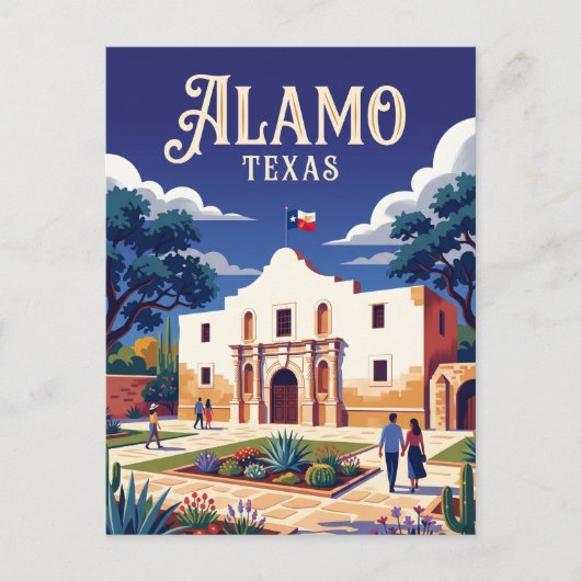 Alamo USA Postkarte (Vorderseite)