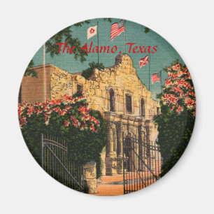 Alamo Vintag Texas Magnet