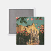 Alamo Vintag Texas Magnet (Vorderseite/Rückseite)
